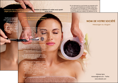 imprimer depliant 3 volets  6 pages  cosmetique masque masque du visage soin du visage MLGI26962