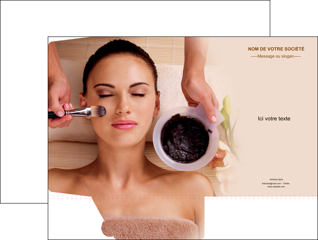 impression pochette a rabat cosmetique masque masque du visage soin du visage MLGI26980