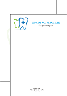 modele en ligne flyers dentiste dents dentiste dentier MIDCH26994