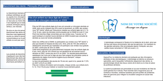 impression depliant 2 volets  4 pages  dentiste dents dentiste dentier MFLUOO27010
