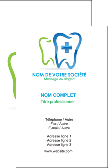 modele carte de visite dentiste dents dentiste dentier MLGI27012