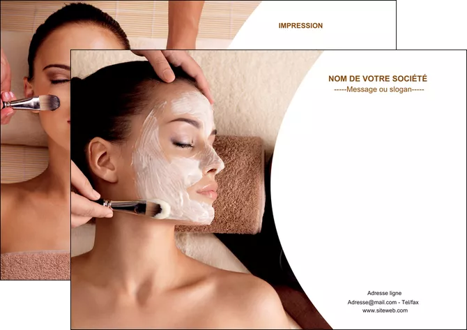 realiser flyers centre esthetique  masque masque du visage soin du visage MLGI27026