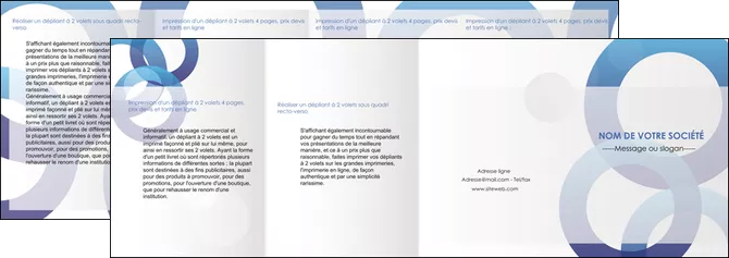 modele en ligne depliant 4 volets  8 pages  texture contexture structure MIFCH27240
