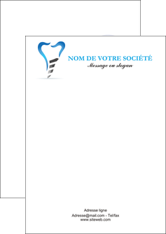 impression flyers dentiste dents soins dentaires caries MIDCH27288