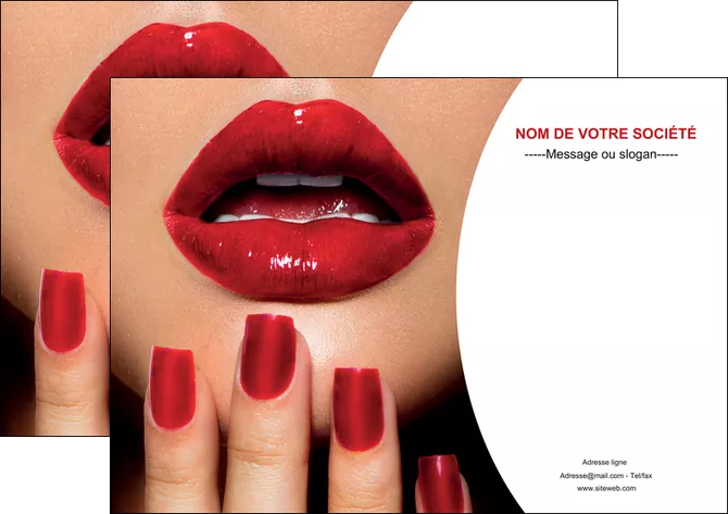 exemple affiche centre esthetique  ongles vernis vernis a ongles MIFBE27356