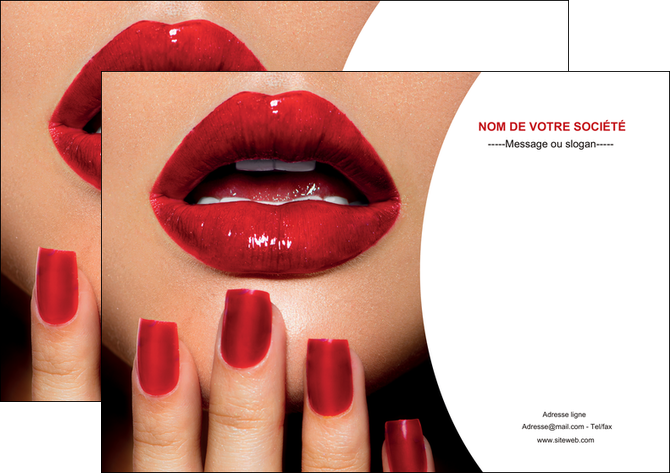 exemple affiche centre esthetique  ongles vernis vernis a ongles MLIGLU27358