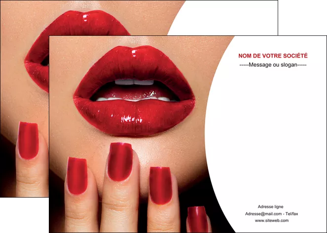 modele en ligne affiche centre esthetique  ongles vernis vernis a ongles MIFLU27362