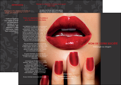maquette en ligne a personnaliser depliant 3 volets  6 pages  cosmetique ongles vernis vernis a ongles MLGI27414