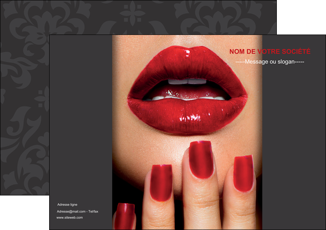 creer modele en ligne affiche cosmetique ongles vernis vernis a ongles MIF27416