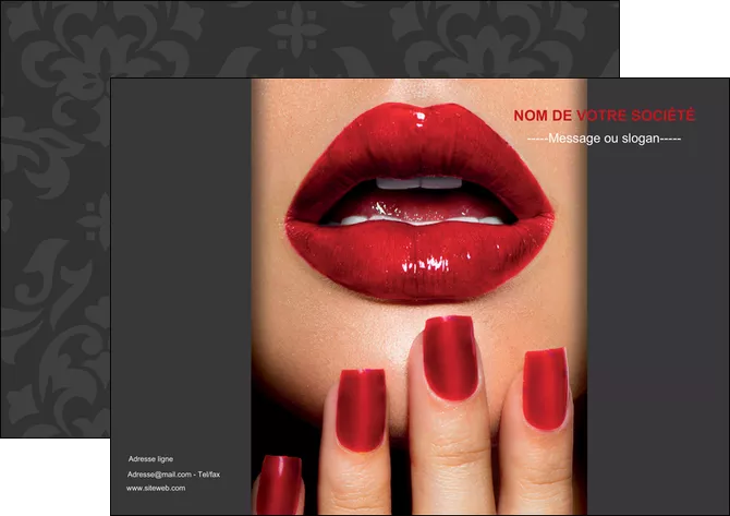 creer modele en ligne affiche cosmetique ongles vernis vernis a ongles MIFBE27416