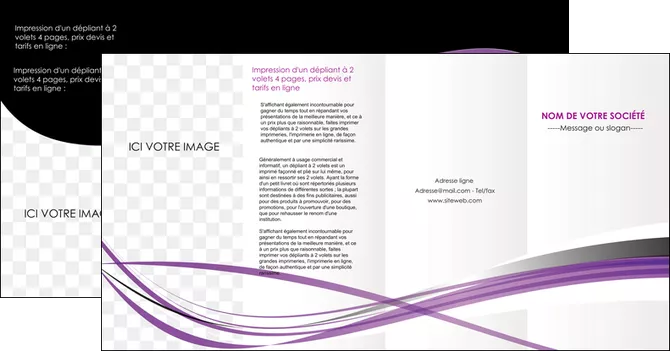 realiser depliant 4 volets  8 pages  textures contextures structure MIFBE27472