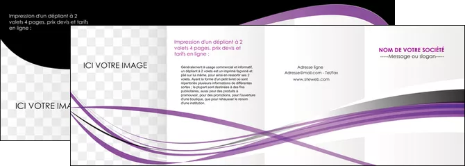imprimerie depliant 4 volets  8 pages  textures contextures structure MIFBE27474