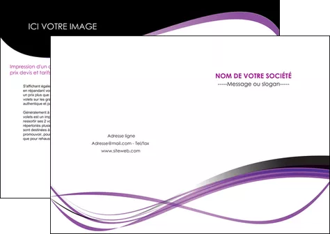 exemple depliant 2 volets  4 pages  textures contextures structure MIFBE27480