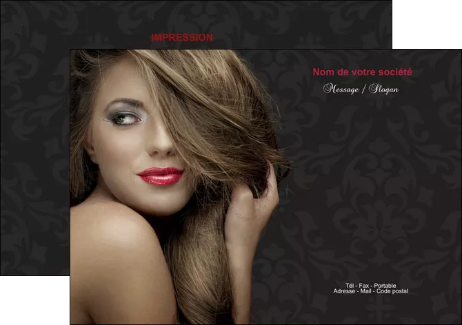faire modele a imprimer flyers centre esthetique  coiffure salon de coiffure salon de beaute MIS27720