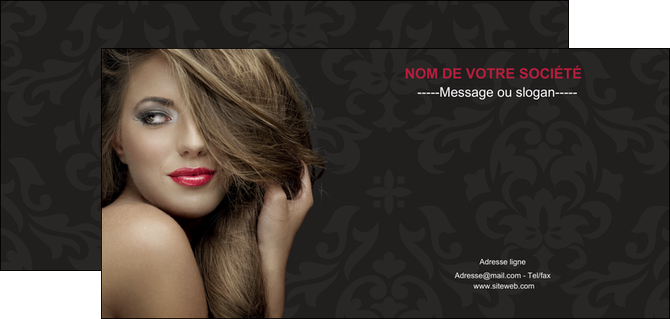 personnaliser modele de flyers centre esthetique  coiffure salon de coiffure salon de beaute MLIP27726