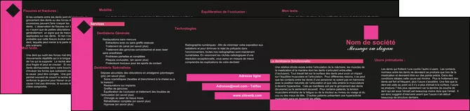 creation graphique en ligne depliant 2 volets  4 pages  texture contexture structure MIFCH27790
