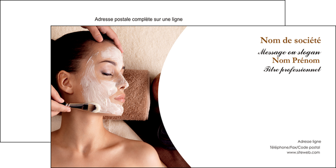 imprimer enveloppe centre esthetique  masque masque du visage soin du visage MLIGBE27862