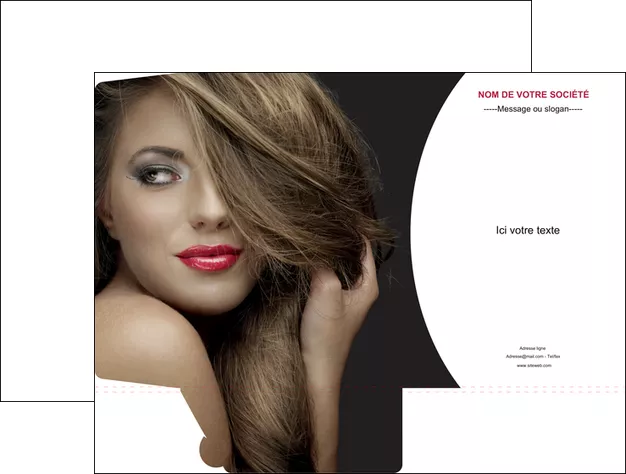 faire modele a imprimer pochette a rabat centre esthetique  cheveux coiffure salon de coiffure MLIGLU27920