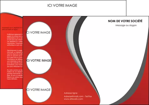 modele depliant 3 volets  6 pages  texture contexture structure MLGI28020