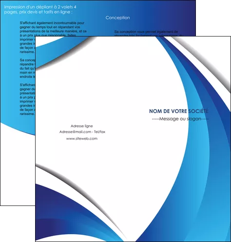 exemple depliant 2 volets  4 pages  conceptuel couverture creatif MIFBE28114