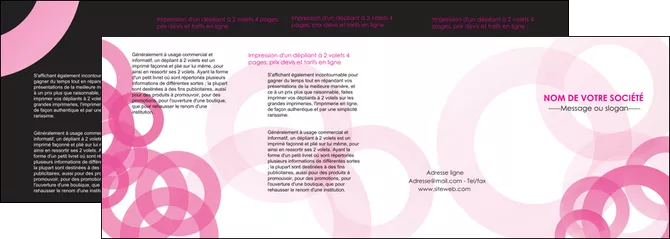 faire depliant 4 volets  8 pages  texture structure contexture MIFBE28428