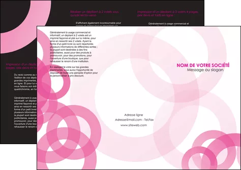 impression depliant 3 volets  6 pages  texture structure contexture MIF28442