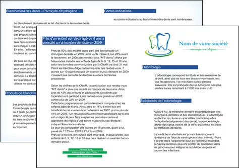 imprimer depliant 2 volets  4 pages  dentiste dents http   wwwlesgrandesimprimeriescom assets img3 ud_preview i28487_c1_p1png dents dentiste MID28510
