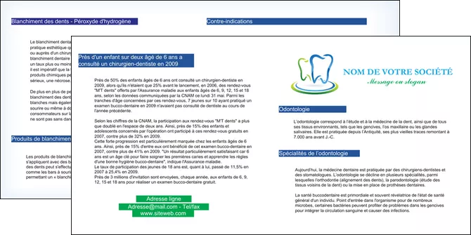 imprimerie depliant 2 volets  4 pages  dentiste dents http   wwwlesgrandesimprimeriescom assets img3 ud_preview i28487_c1_p1png dents dentiste MLGI28512