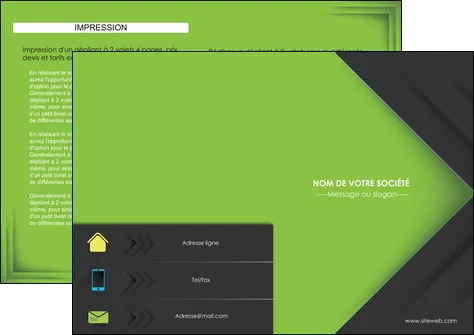 creation graphique en ligne depliant 2 volets  4 pages  texture contexture structure MLGI28628