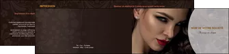 cree depliant 2 volets  4 pages  cosmetique beaute bien etre coiffure MLGI28820