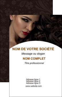 maquette en ligne a personnaliser carte de visite cosmetique beaute bien etre coiffure MLGI28826