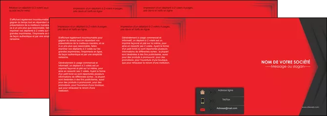 imprimer depliant 4 volets  8 pages  texture structure courbes MIFBE28842