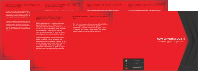 creer modele en ligne depliant 4 volets  8 pages  texture structure courbes MLGI28844