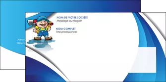 creer modele en ligne enveloppe plomberie plombier plomberie travail MLGI28936