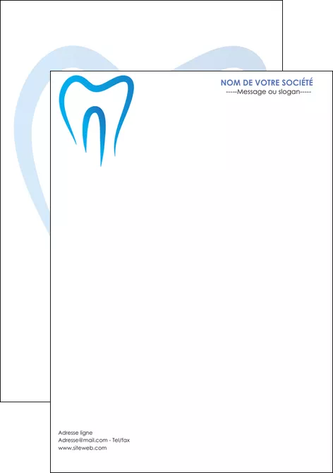 faire flyers dentiste dents dentiste dentier MIFBE28992