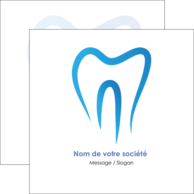 realiser flyers dentiste dents dentiste dentier MIDCH29014