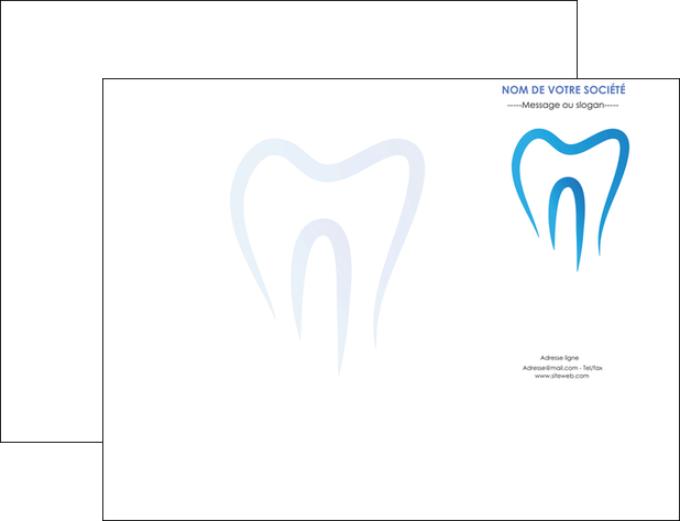 faire pochette a rabat dentiste dents dentiste dentier MLIGCH29020