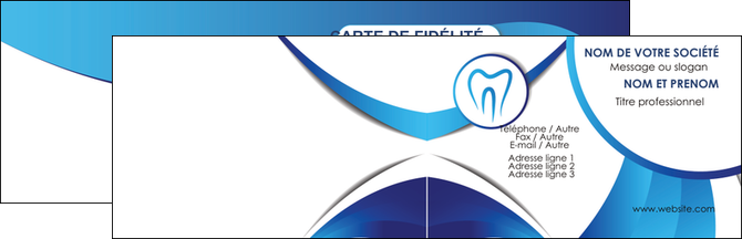 faire modele a imprimer carte de visite dentiste dents dentiste dentier MIF29112
