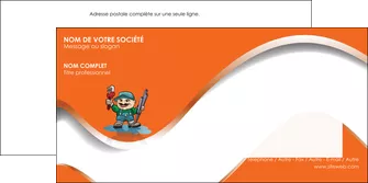 modele enveloppe plomberie plombier plomberie travail MLGI29174
