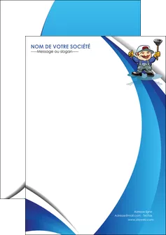 impression flyers construction plombier plomberie travail MLGI29302