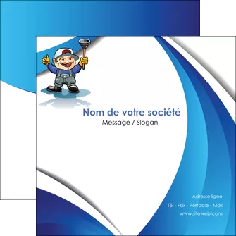 cree flyers construction plombier plomberie travail MLGI29306