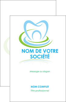 imprimerie carte de visite dentiste dents dentiste dentisterie MIDCH29348
