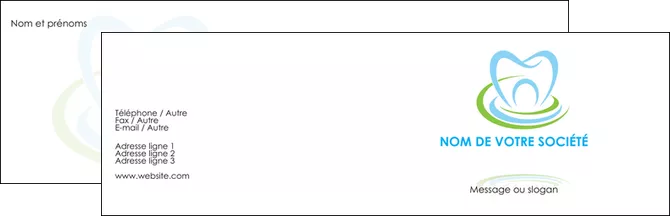 exemple carte de visite dentiste dents dentiste dentisterie MIFBE29364