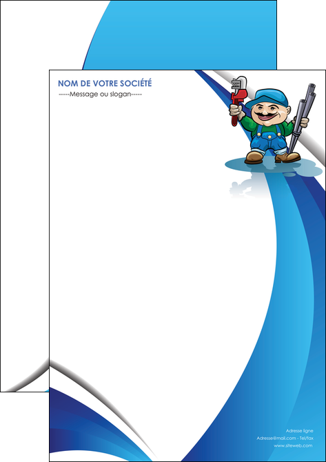 impression affiche plomberie plombier plomberie travail MLGI29406
