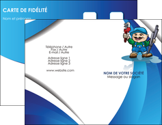 creer modele en ligne carte de visite plomberie plombier plomberie travail MLGI29412