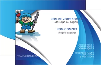 exemple carte de visite plomberie plombier plomberie travail MLGI29414