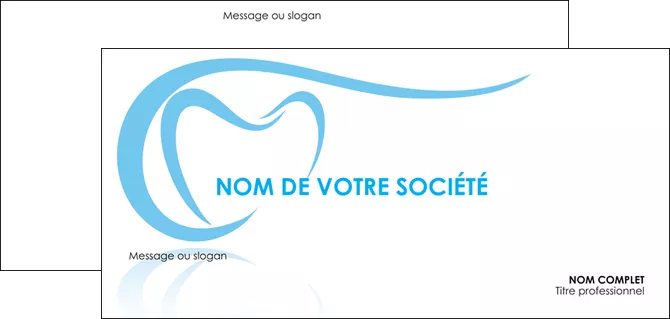 impression carte de correspondance dentiste dents dentiste dentisterie MLGI29478