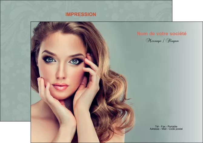 modele en ligne flyers centre esthetique  beaute bien etre coiffure MIFBE29602