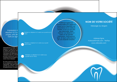 modele en ligne depliant 3 volets  6 pages  dentiste dents dentiste dentisterie MIDLU29686