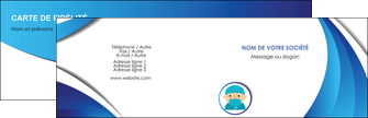 faire modele a imprimer carte de visite infirmier infirmiere medecin medecine docteur MLIP29838